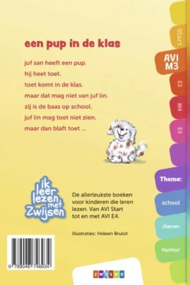 Alternative view of een pup in de klas