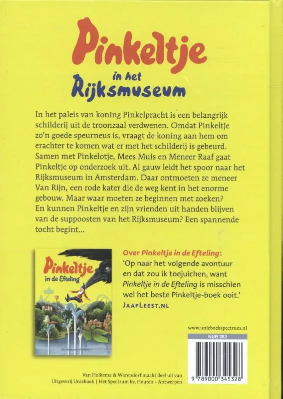 Pinkeltje in het Rijksmuseum | 9789000345328 Pinkeltje in het Rijksmuseum - Afbeelding 2