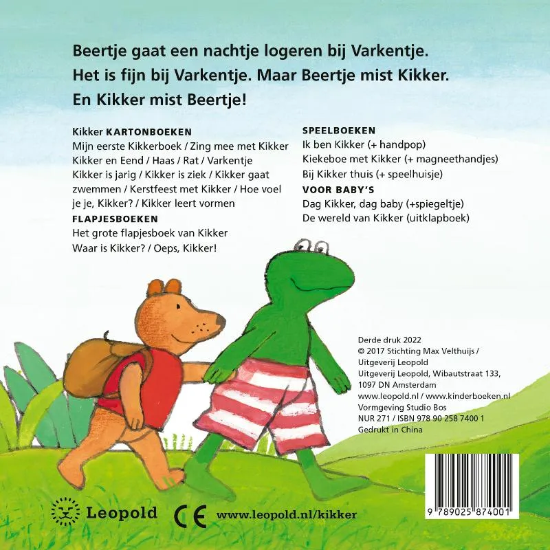 Kikker gaat logeren | 9789025874001 Kikker gaat logeren - Afbeelding 2