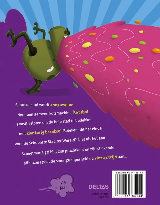 Scheetman lost het op! De grote kotsboel | 9789044765144 Scheetman lost het op! De grote kotsboel - Afbeelding 2