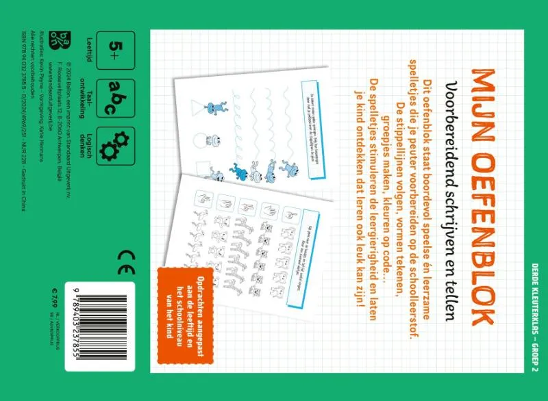 Voorbereidend schrijven en tellen | 9789403237855 Voorbereidend schrijven en tellen - Afbeelding 2