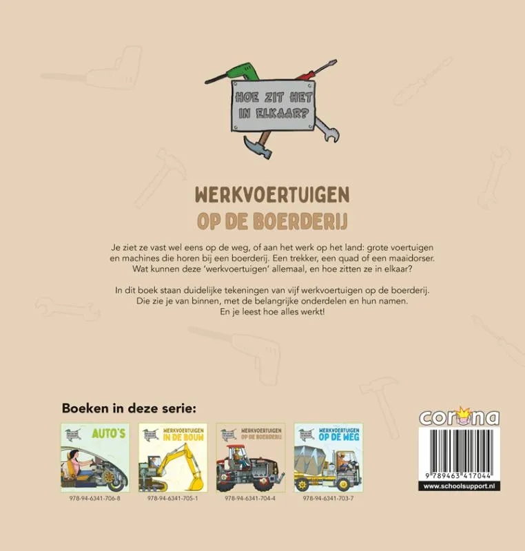 Werkvoertuigen op de boerderij | 9789463417044 Werkvoertuigen op de boerderij - Afbeelding 2