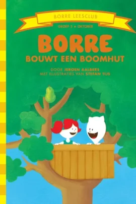 Borre bouwt een boomhut