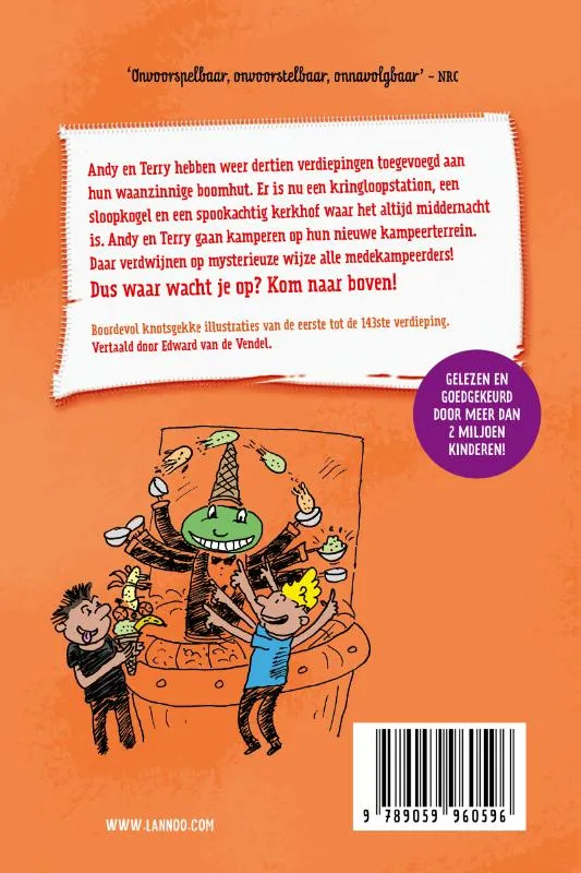 De waanzinnige boomhut van 143 verdiepingen | 9789059960596 De waanzinnige boomhut van 143 verdiepingen - Afbeelding 2