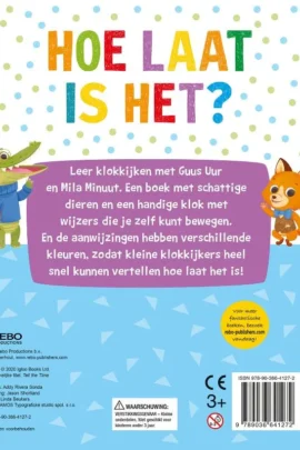 Alternative view of Klokboek-Hoe laat is het? - Leer klokkijken met Muis en Giraf