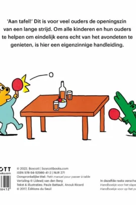 Alternative view of Handboekje voor het eten aan tafel