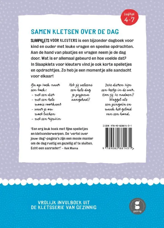 Slaapklets voor kleuters deel 2 | 9789082881431 Slaapklets voor kleuters deel 2 - Afbeelding 2