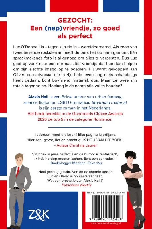 Boyfriend material | 9789020541458 Boyfriend material - Afbeelding 2