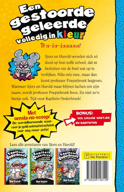 Kapitein Onderbroek en het penibele plan van professor Poepiebroek | 9789026148149 Kapitein Onderbroek en het penibele plan van professor Poepiebroek - Afbeelding 2