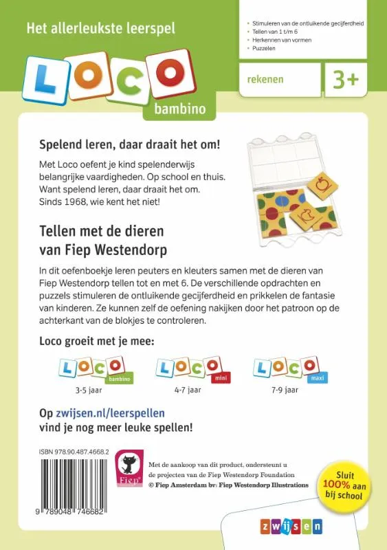 Fiep Westendorp tellen met dieren | 9789048746682 Fiep Westendorp tellen met dieren - Afbeelding 2