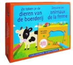 Zo teken je de dieren van de boerderij / Dessine les animaux de la ferme | 9789044744057