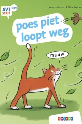 poes piet loopt weg