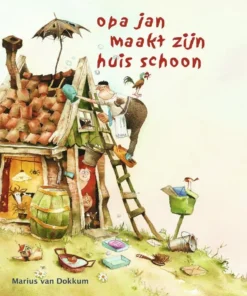 Opa Jan maakt zijn huis schoon