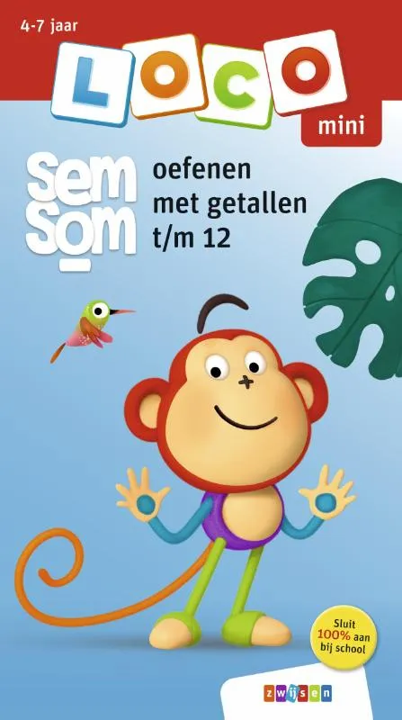 Loco mini semsom oefenen met getallen t/m 12 | 9789048752423 Loco mini semsom oefenen met getallen t/m 12