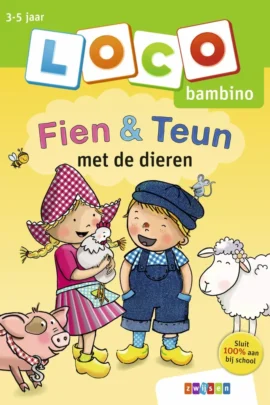 Loco bambino Fien & Teun met de dieren