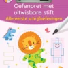 Oefenpret met uitwisbare stift - Allereerste schrijfoefeningen (4-5 j.) | 9789044769883