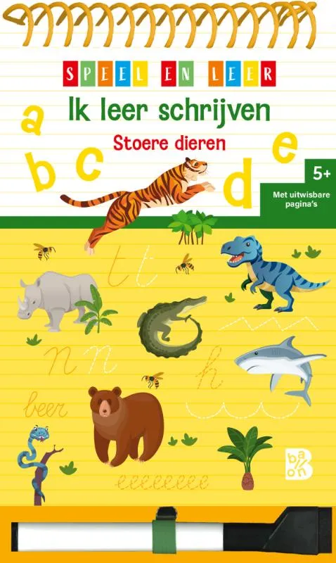 Ik leer schrijven Stoere dieren | 9789403241708 Ik leer schrijven Stoere dieren