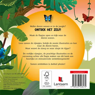 Wie woont hier? in de jungle | 9789463548472 Wie woont hier? in de jungle - Afbeelding 2