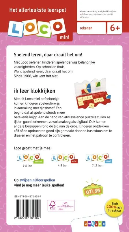 ik leer klokkijken 6-8 jaar | 9789048754557 ik leer klokkijken 6-8 jaar - Afbeelding 2
