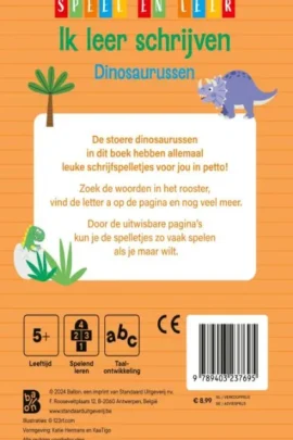 Ik leer schrijven Dinosaurussen | 9789403237695 Ik leer schrijven Dinosaurussen | 9789403237695