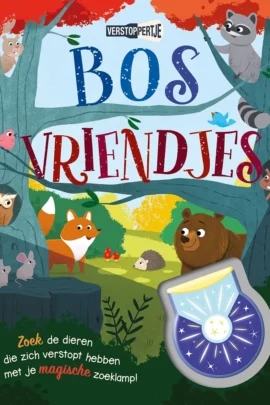 Zoek de dieren die zich verstopt hebben met je magische zoeklamp!