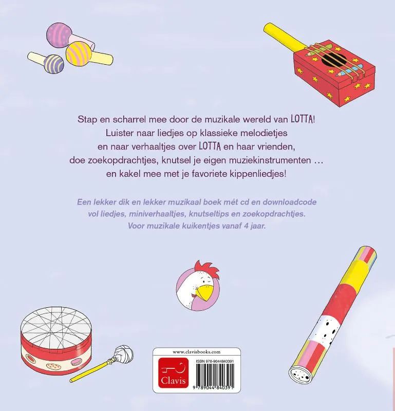 Het grote muziekboek van Lotta | 9789044840391 Het grote muziekboek van Lotta - Afbeelding 2