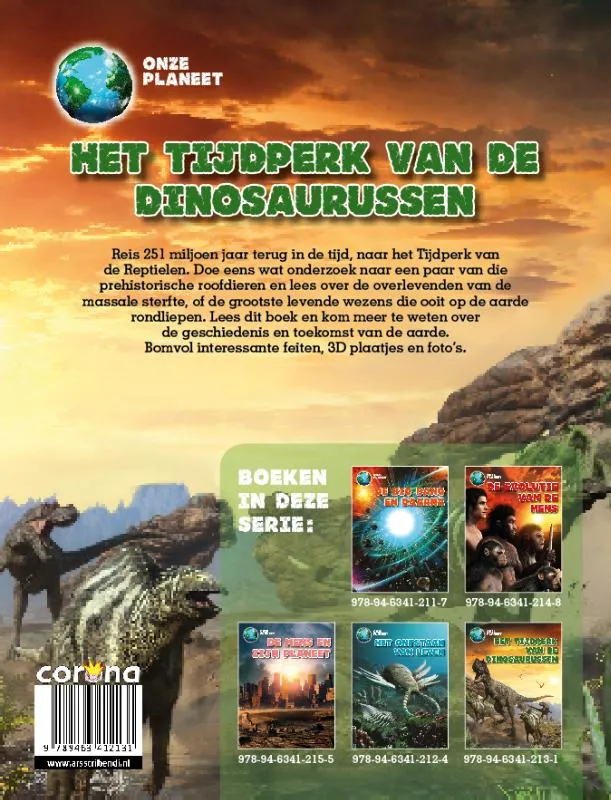 Het tijdperk van de dinosaurussen | 9789463412131 Het tijdperk van de dinosaurussen - Afbeelding 2