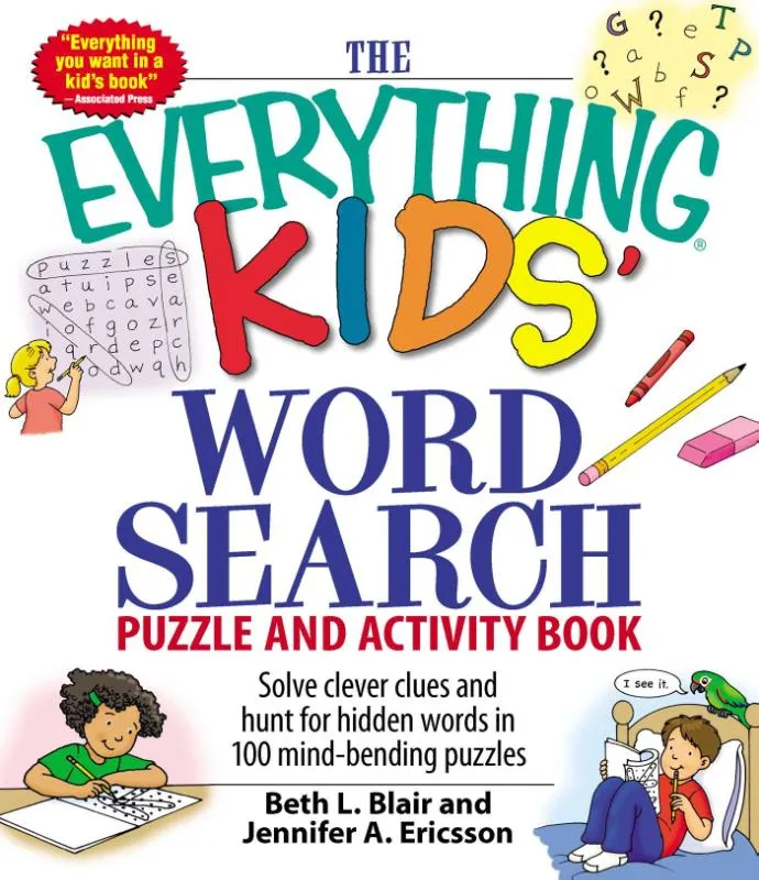 The Everything Kids' Word Search Puzzle and Activity Book | 9781598695458 The Everything Kids' Word Search Puzzle and Activity Book