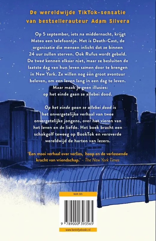 Op het einde gaan ze allebei dood | 9789000393565 Op het einde gaan ze allebei dood - Afbeelding 2