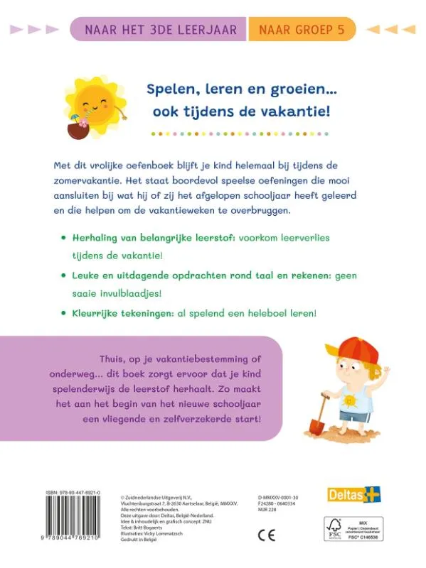 Leuke herhalingsoefeningen taal, spelling en rekenen (naar het 3de leerjaar / naar groep 5) | 9789044769210 Leuke herhalingsoefeningen taal, spelling en rekenen (naar het 3de leerjaar / naar groep 5) - Afbeelding 2