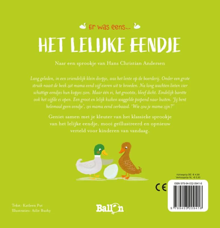 Het lelijke eendje | 9789403209418 Het lelijke eendje - Afbeelding 2