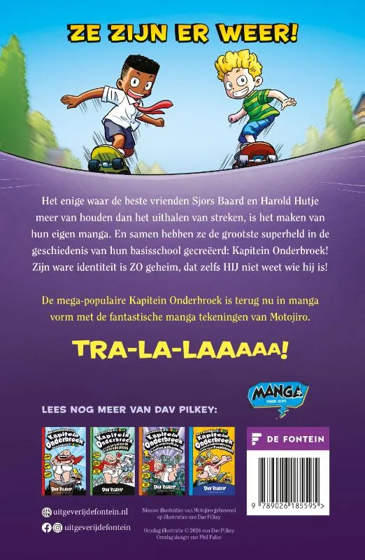 Kapitein Onderbroek De eerste epic manga | 9789026185595 Kapitein Onderbroek De eerste epic manga - Afbeelding 2