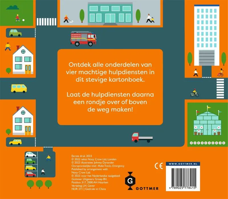 Een rondje met de brandweerwagen | 9789025778415 Een rondje met de brandweerwagen - Afbeelding 2