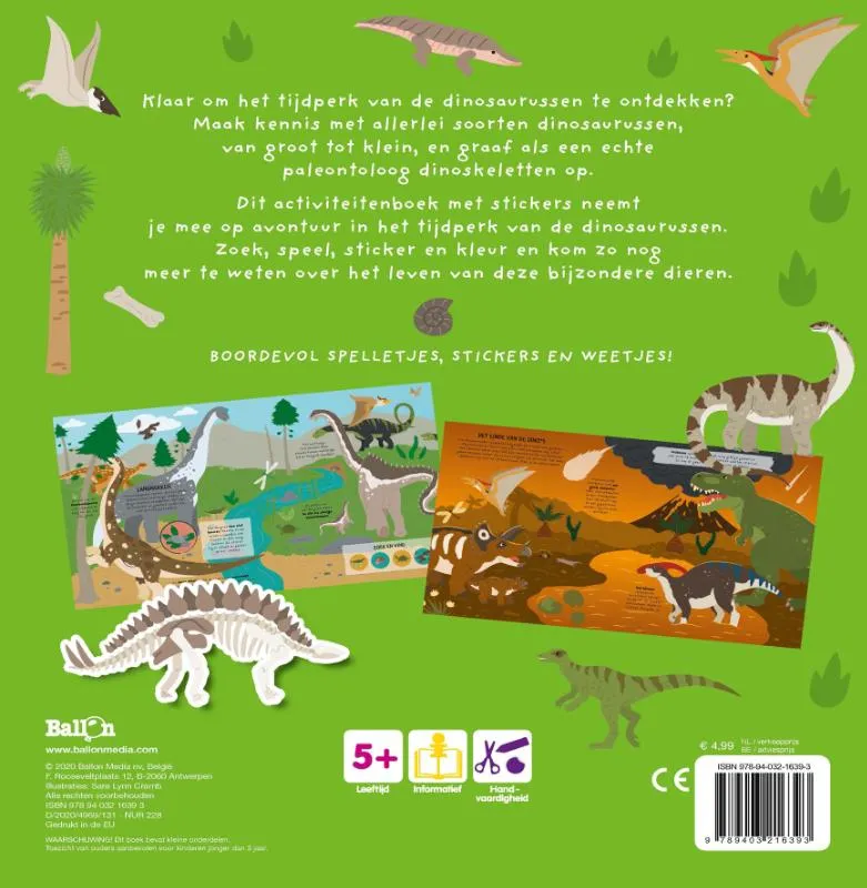 De dinosaurussen | 9789403216393 De dinosaurussen - Afbeelding 2