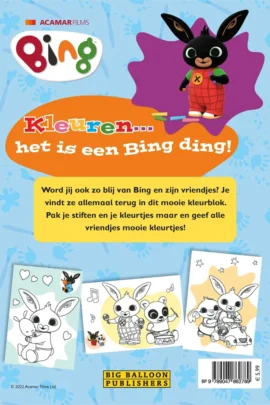 Kleuren... het is een Bing ding (kleurblok) | 9789047862789