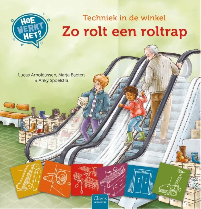 Zo rolt een roltrap