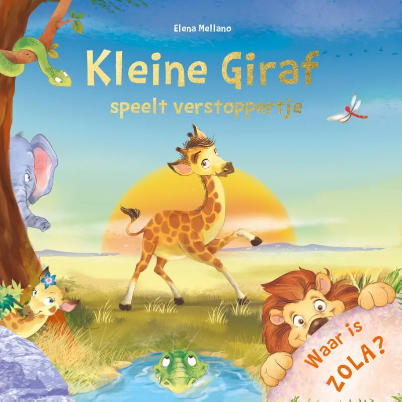 Kleine Giraf speelt verstoppertje | 9789036637749 Kleine Giraf speelt verstoppertje