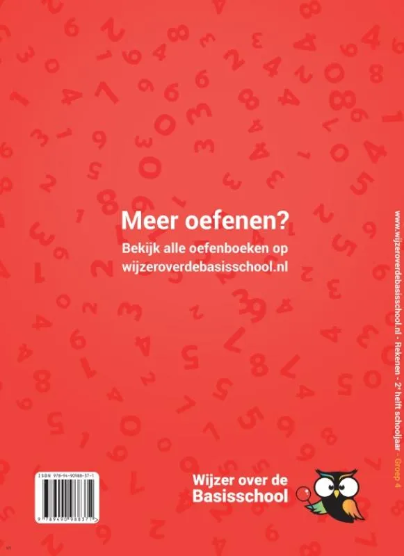 Oefenboek rekenen | 9789490988371 Oefenboek rekenen - Afbeelding 2