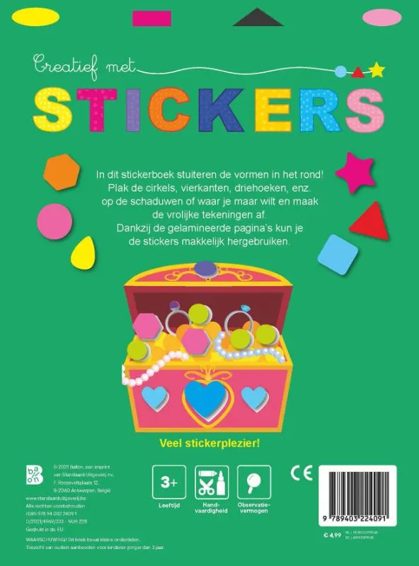 Creatief met stickers | 9789403224091 Creatief met stickers - Afbeelding 2