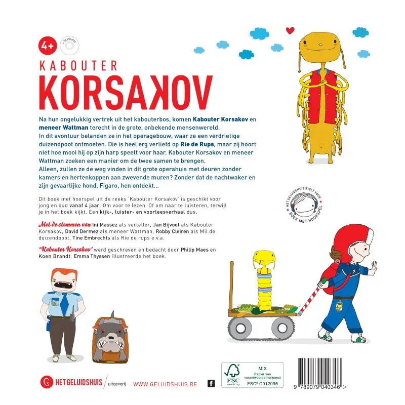 Kabouter Korsakov in de opera | 9789079040346 Kabouter Korsakov in de opera - Afbeelding 2