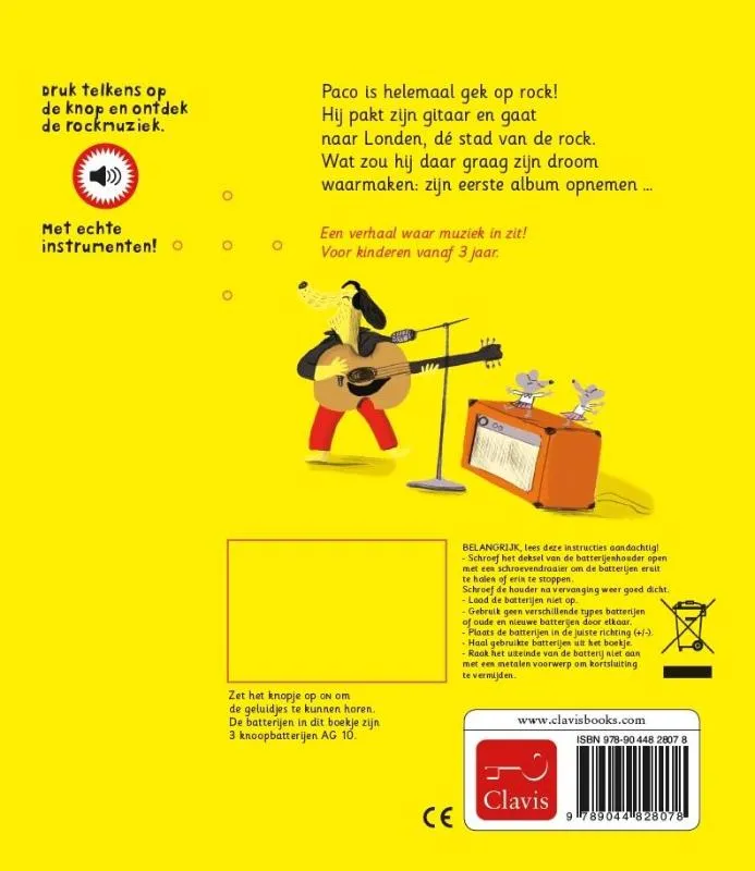 Paco is een rockster | 9789044828078 Paco is een rockster - Afbeelding 2