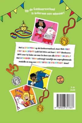 Alternative view of De enorm eigenwijze eenhoorn en de sportdag