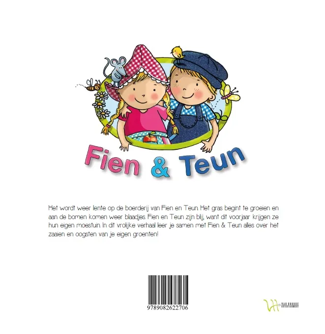 Fien & Teun een eigen moestuin | 9789082622706 Fien & Teun een eigen moestuin - Afbeelding 2