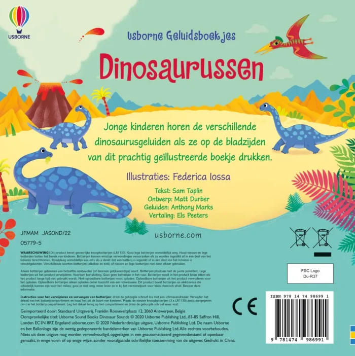 Geluidsboekje – Dinosaurussen - Afbeelding 2