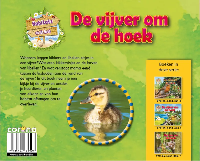 De vijver om de hoek | 9789463412407 De vijver om de hoek - Afbeelding 2