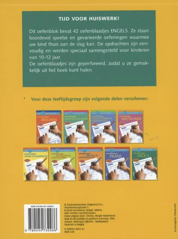 Oefenblaadjes Engels 10-12 jr | 9789044732986 Oefenblaadjes Engels 10-12 jr - Afbeelding 2