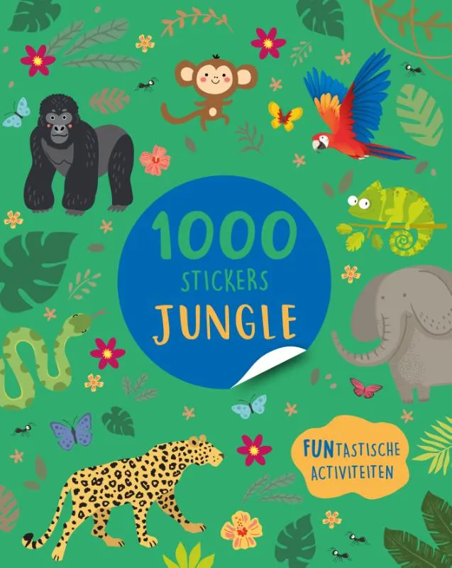 1000 stickers Jungle | 9789036646666 1000 stickers Jungle