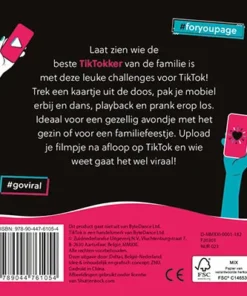 De coolste challenges voor TikTok | 9789044761054
