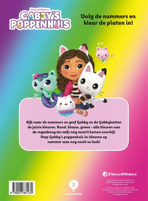 gabby's kleurt op nummer | 9789047881230 gabby's kleurt op nummer - Afbeelding 2