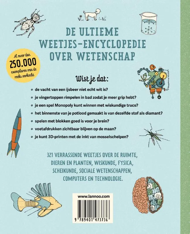 321 superslimme dingen die je moet weten over wetenschap | 9789401473736 321 superslimme dingen die je moet weten over wetenschap - Afbeelding 2